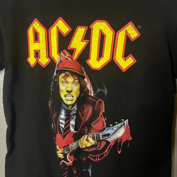 Brisco 2 SIDED AC/DC T-Shirt Short Size Small 96' Tour Great Condition Fast Ship - Picture 3 of 4